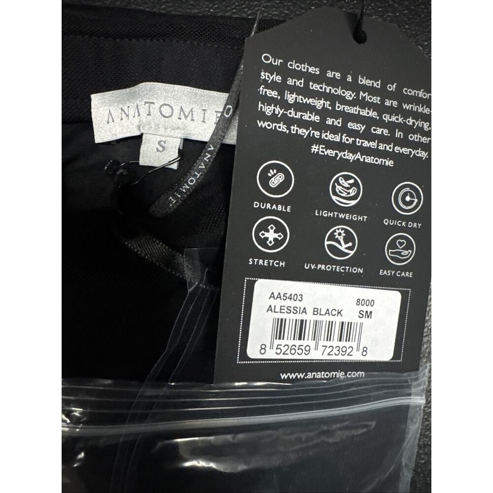 NWT Anatomie Alessia Mesh Pencil Skirt Black Stretchy Size Small - Picture 7 of 8